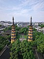 Luohanyuan Twin Pagodas, built in 982