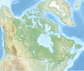 Map showing the location of Mount Revelstoke National Park