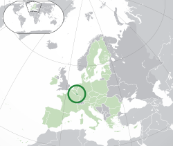 Location of Euro gold and silver commemorative coins (Luxembourg)