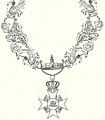 The necklace of the House Order of the Wendish Crown, depicting the Wendish Crown.