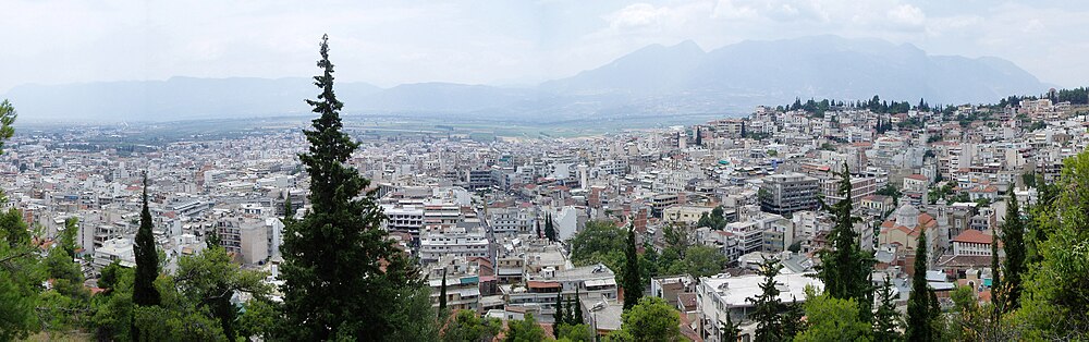 Lamiae panorama a castro visum