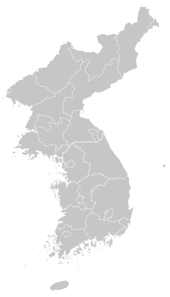 North Korea–South Korea football rivalry is located in Korea