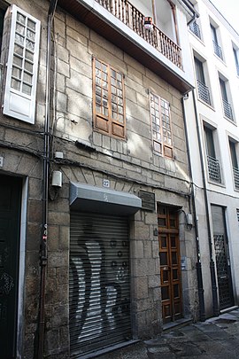 Casa natal en Ourense.