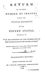 Thumbnail for 1790 United States census