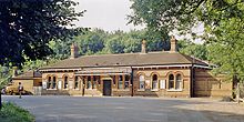 Photograph showing the exterior of Crowhurst station.