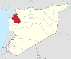 Die Lage der Provinz in Syrien