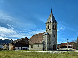 The church in La Chenalotte