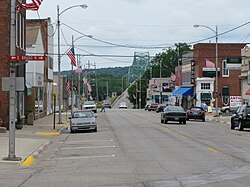 5th Street, Lacon, view towards the Illinois River