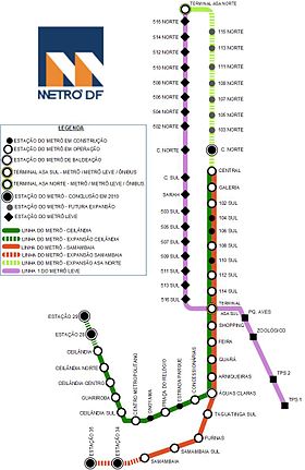 Image illustrative de l’article Métro de Brasilia