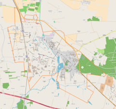 Localização de Ozorków na Polónia