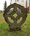 Stone cross in churchyard