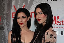 The Veronicas en la premiero de Snow White & the Huntsman, Sidnejo, 2012