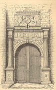 Puerta del Castillo de Vadstena.