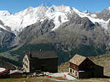 Alte und neue Weissmieshütte