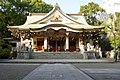 難波八阪神社本殿。