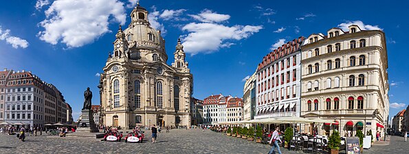 Frauenkirche och Neumarkt