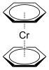 Strukturformel von Bis(benzol)chrom