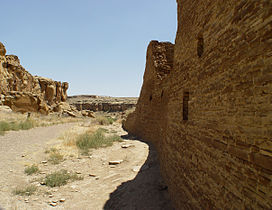 Chaco Wall, Chaco Culture National Historic Park, NM