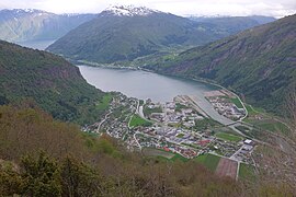 Blick auf Gaupne