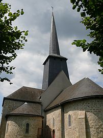 L'église Saint-Médard.