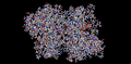 Visualization of exotoxin A created with Jmol