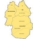 Map of Jeli District, Kelantan 吉兰丹州日里县地图