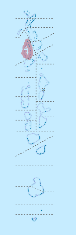 Location of Raa in Maldives