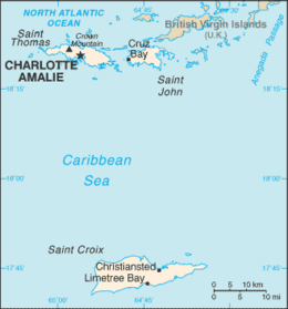 Charlotte Amalie – Localizzazione