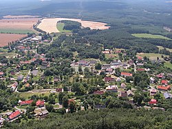 Bezděz seen from Bezděz hill