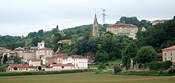 Skyline of Châteauneuf-de-Galaure