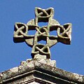 Gothic cross atop the church of Saint Susanna, in Santiago de Compostela