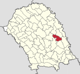 Location in Botoșani County