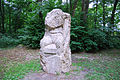 Sculptuur Herrensitz van Norbert Marten op de Wittenheimer Burgplatz te Westerstede