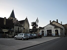 The town hall in Saint-Pompont