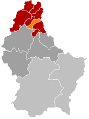 Localização de Munshausen em Luxemburgo