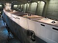 The U-505 submarine at the museum of science and industry in Chicago.