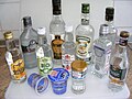 Image 22Various bottles and containers of Russian vodka (from List of alcoholic drinks)