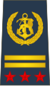 Capitaine de vaisseau (Congolese Navy)[49]