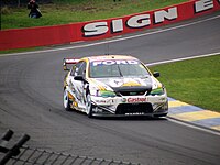 The BA Falcon of Jason Bright & David Brabham at the 2005 Bathurst 1000.