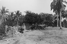 Ruins of a Portuguese fort, dating from the 16th century near Ende.