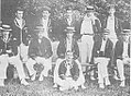 1895 Dublin University team, captain Lucius Gwynn