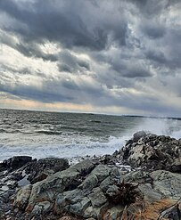 Atlantic Ocean from the causeway