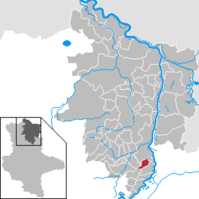 Poziția Jerchel pe harta districtului Stendal