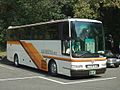 A regular sightseeing bus (Kagoshima History Exploration Course) using a chartered vehicle ordered by the station.