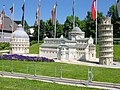 Cathedral and Leaning Tower at Pisa model