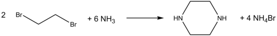 Synthese van piperazine