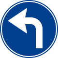 Turn left ahead