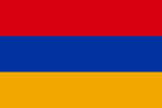 Demokratiska republiken Armenien flagga 1918-1922