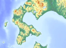 大沼 (七飯町)の位置（北海道南部内）