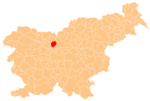 The location of the Municipality of Cerklje na Gorenjskem